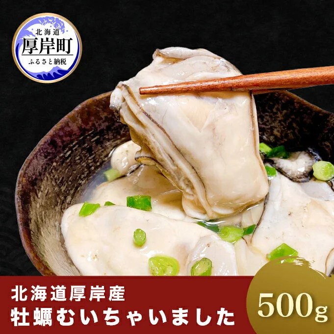 北海道厚岸産 牡蠣むいちゃいました! 生食用 500g×1 