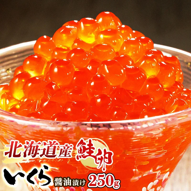 いくら 醤油漬け 250g[発送時期が選べる] 