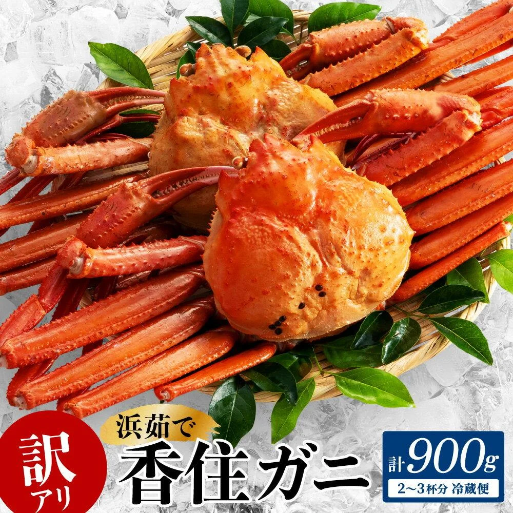 【訳あり】香住ガニ 浜茹で 2〜3杯 約1kg