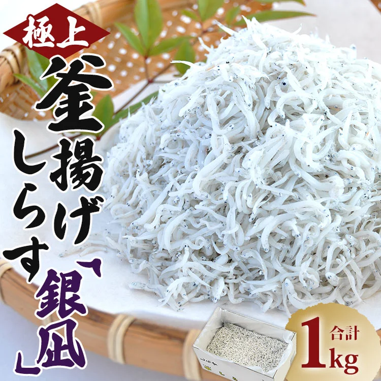 極上釜揚げしらす「銀凪」1kg