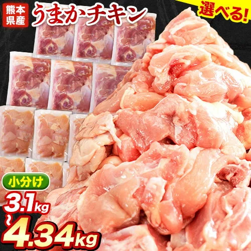 うまかチキン 全パックもも肉セット 合計3.1kg 