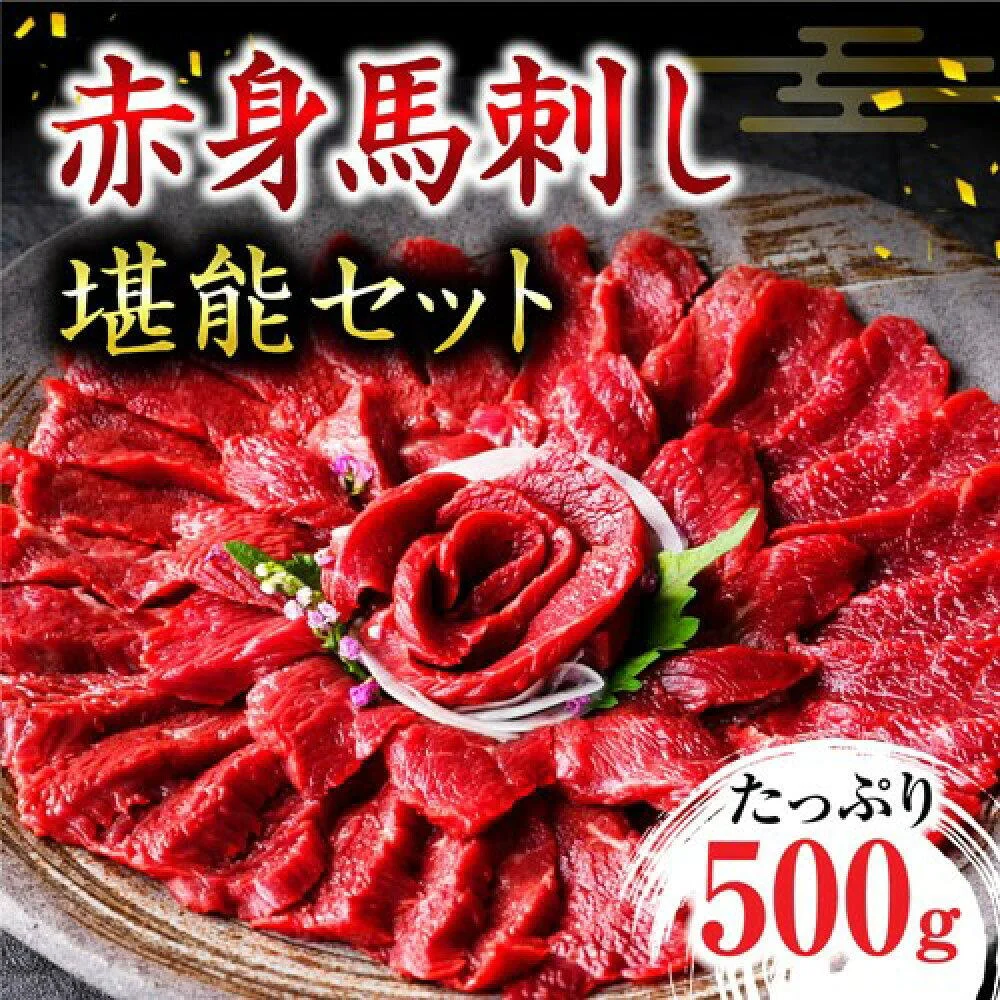 数量限定 赤身 馬刺し セット 500g