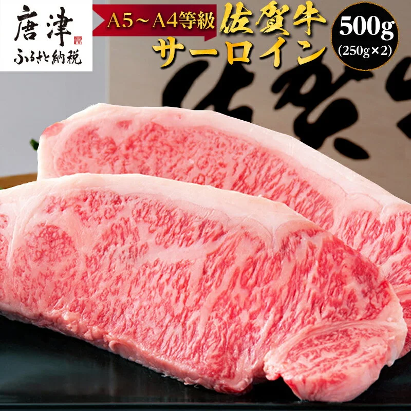 「予約限定」佐賀牛 サーロインステーキ250g×2枚(合計500g)