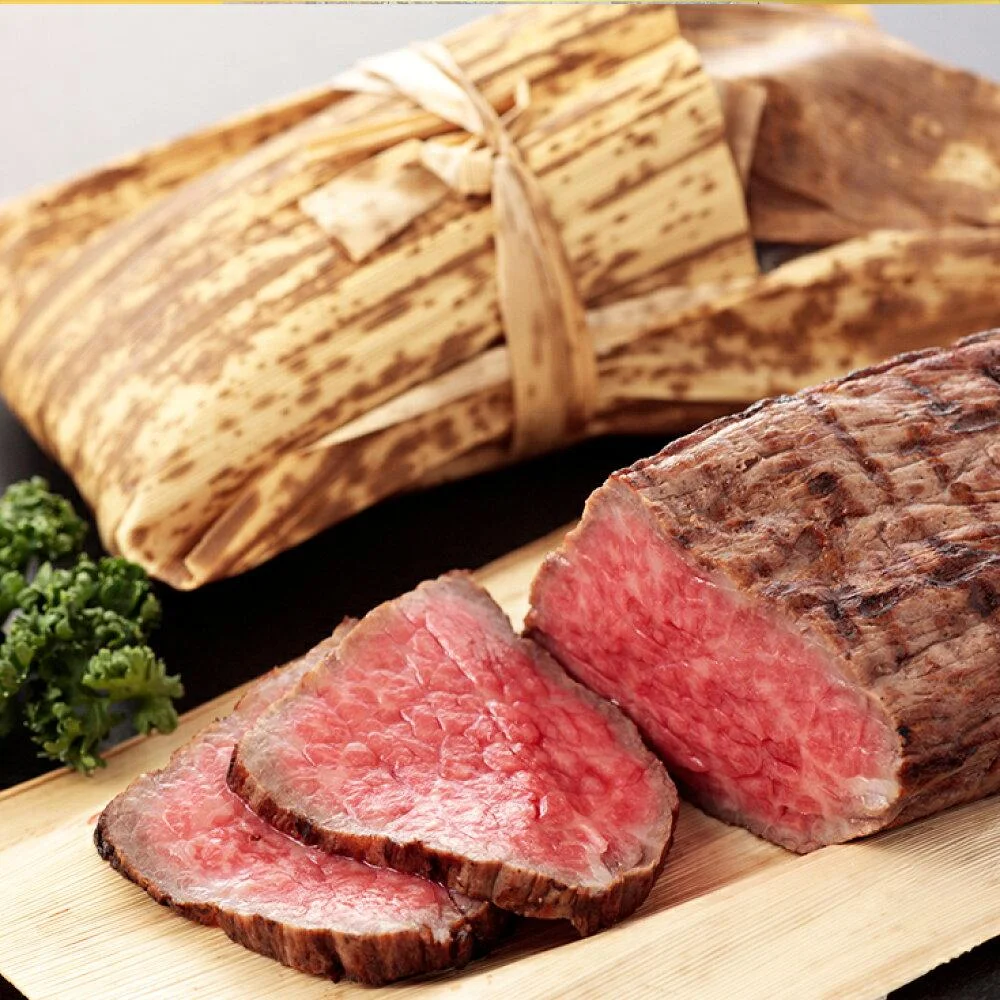 特選国産和牛 和風ローストビーフ 2本入 カネ吉山本 特製タレ付き 約440g