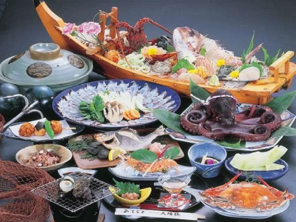 日間賀島　サンホテル大陽荘の夕食
