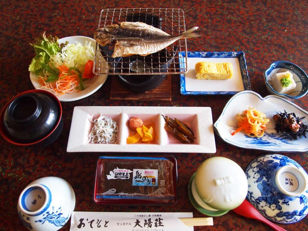 日間賀島　サンホテル大陽荘の朝食