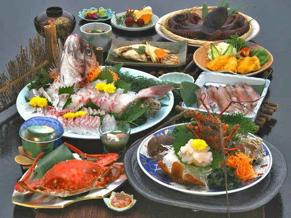 日間賀島　ホテル　日間賀荘の夕食