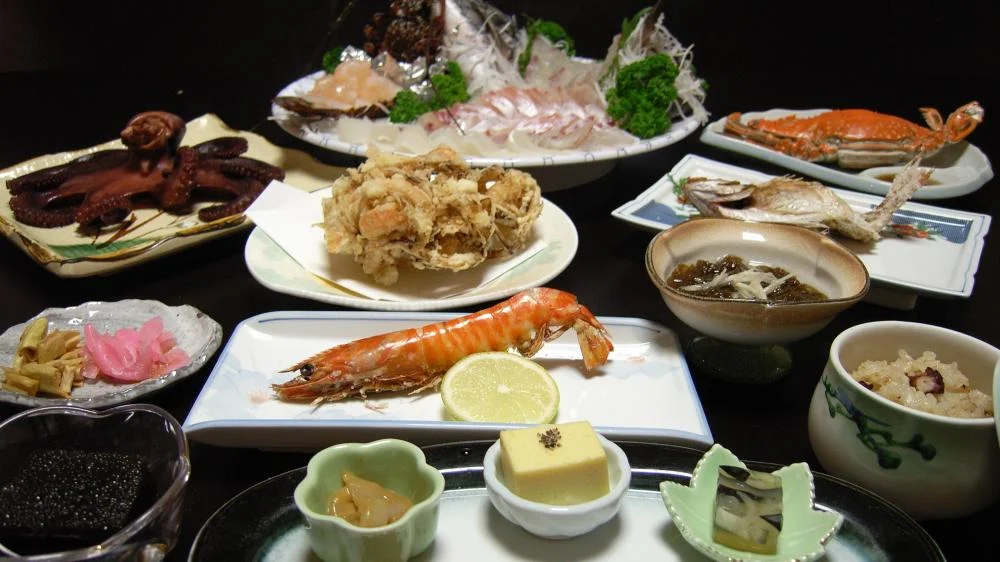 日間賀島　ホテルやごべいの夕食