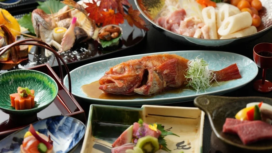 花心亭しらはま 夕食