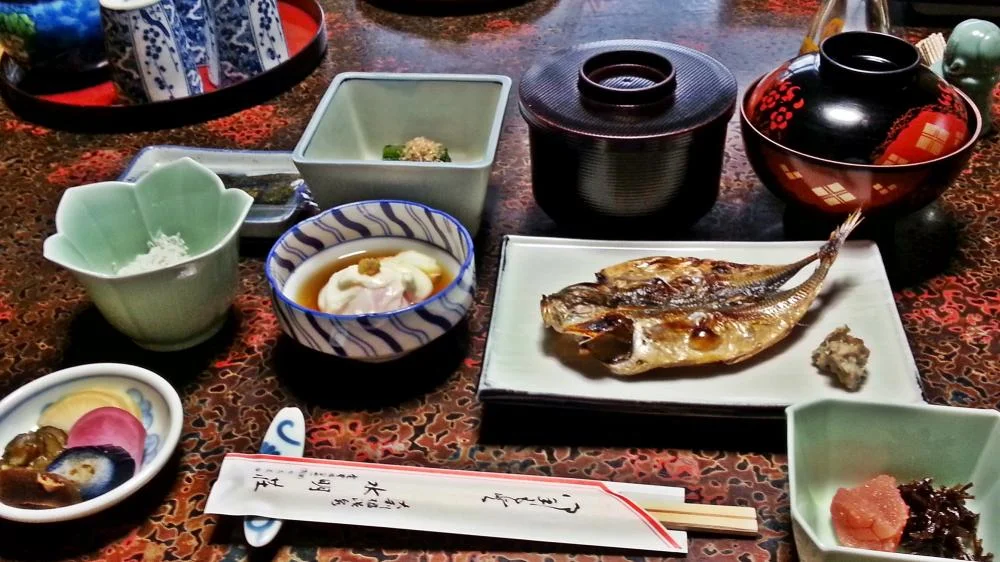 割烹旅館 水明荘の朝食