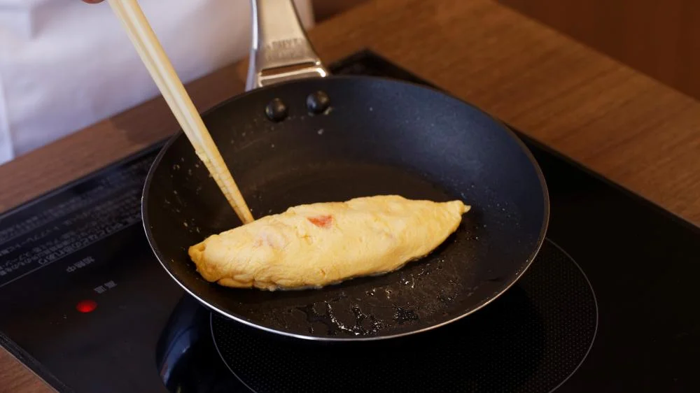 FORZA　ホテルフォルツァ博多駅博多口の朝食のオムレツ