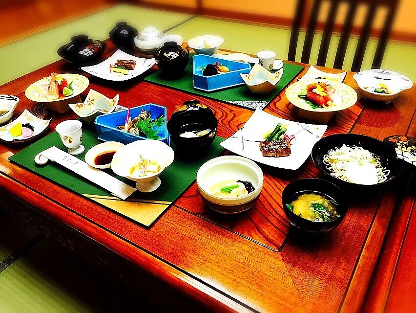 露天風呂の宿 静楓亭 夕食