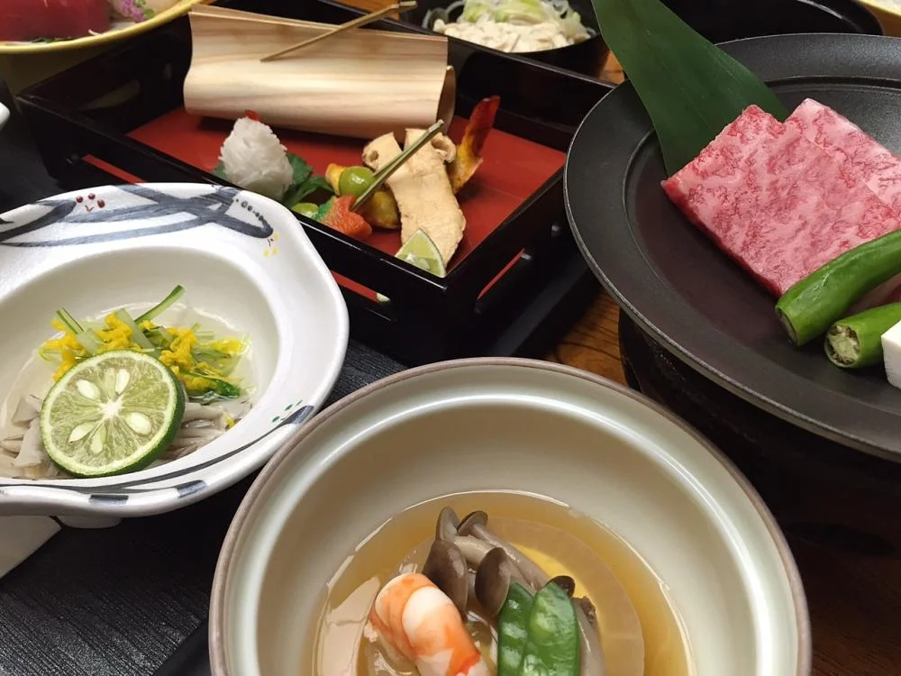 露天風呂の宿 静楓亭 夕食☆