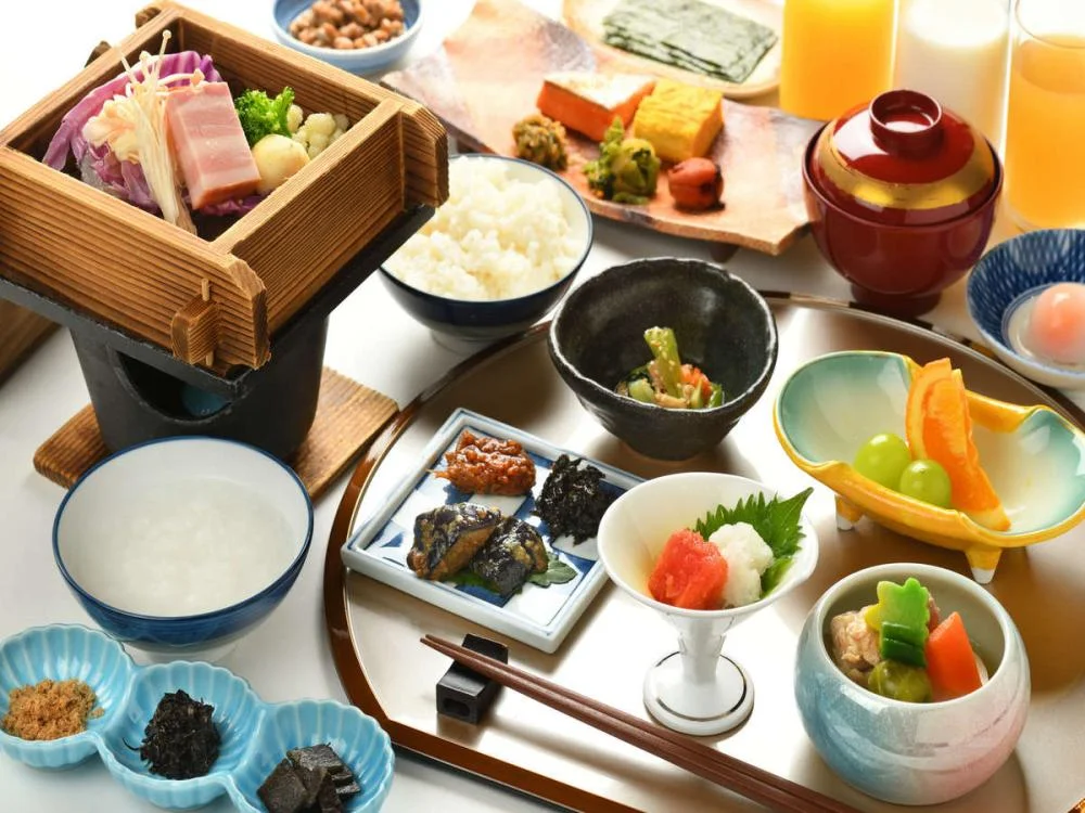 磐梯熱海温泉　萩姫の湯　栄楽館の朝食