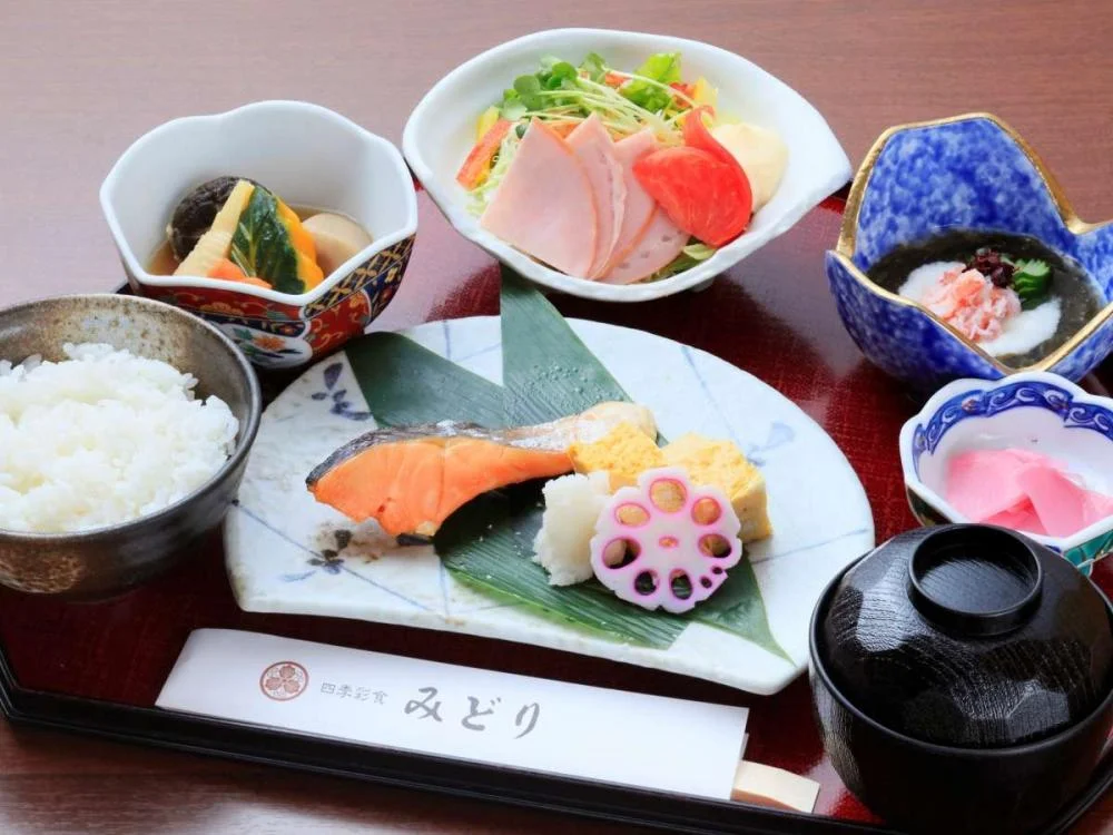 ホテルミドリ　いわき植田の朝食