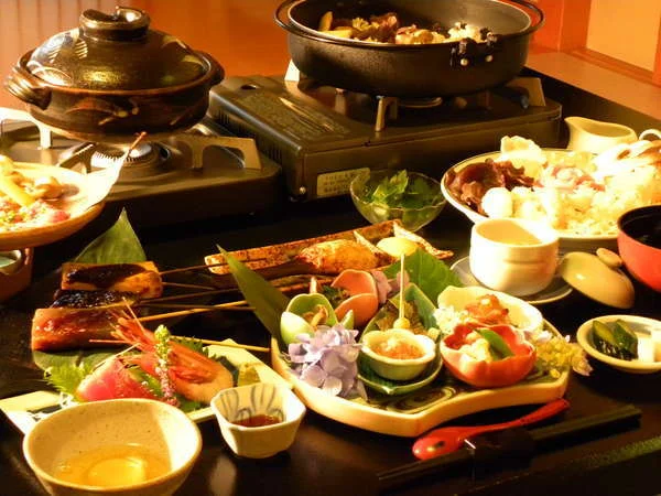 土湯温泉 はるみや旅館 夕食☆