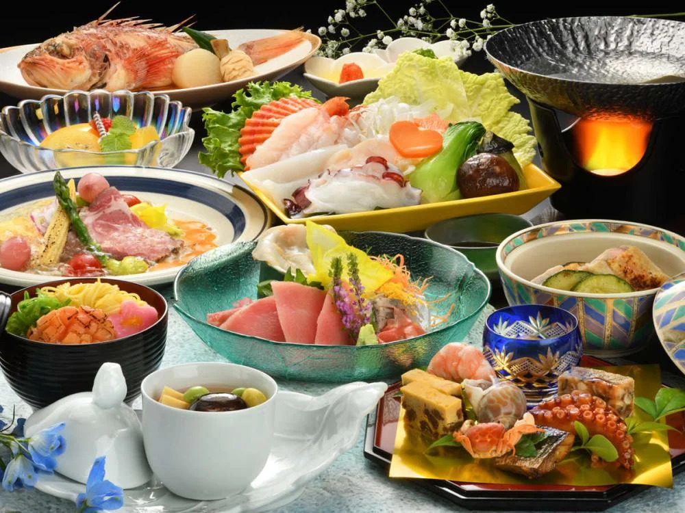 いわき湯本温泉 吹の湯旅館 夕食