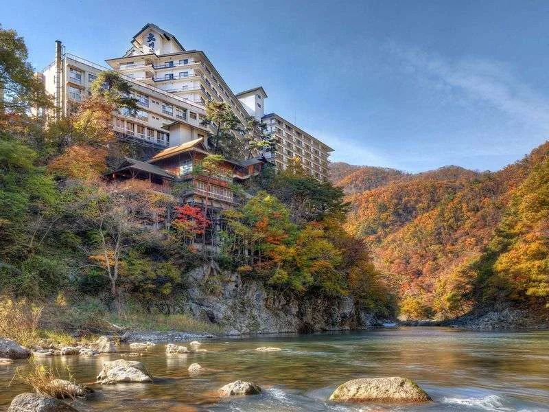 会津芦ノ牧温泉 大川荘 外観