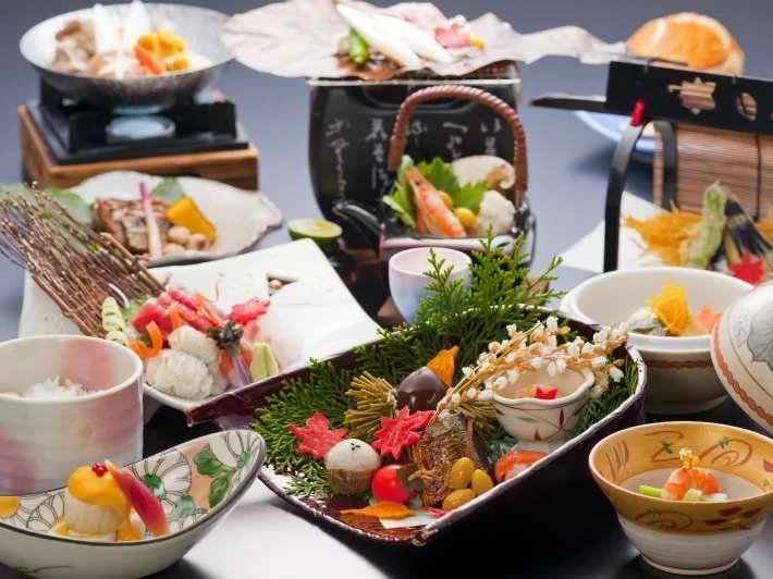 岳温泉　ながめの館　光雲閣の夕食