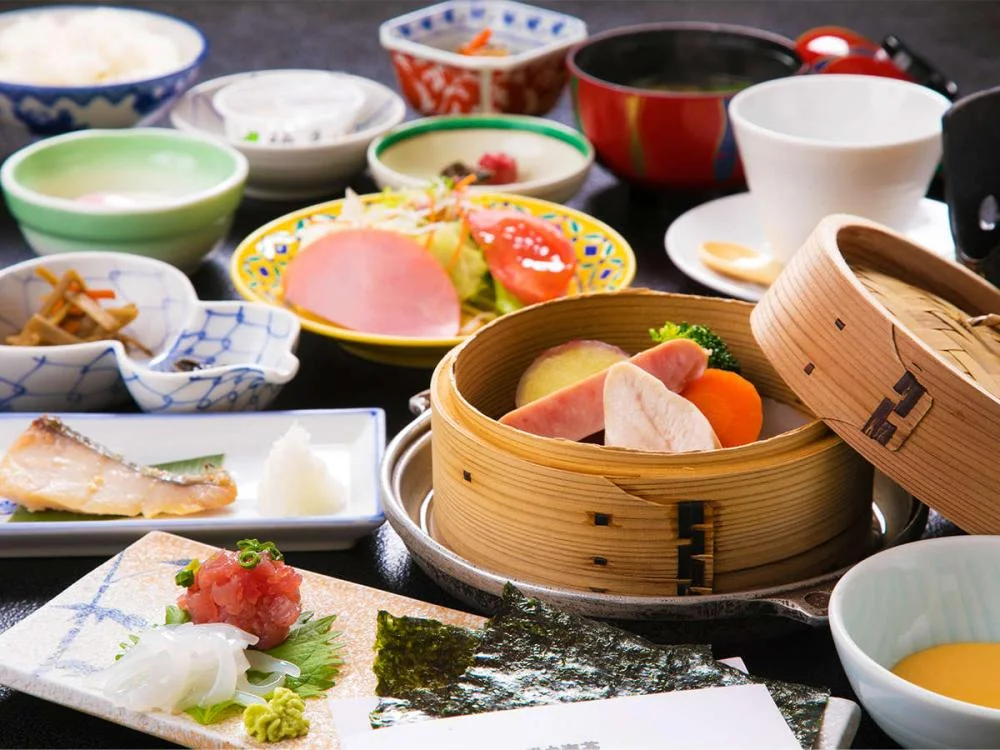 土湯温泉 自噴泉の宿 ニュー扇屋 朝食