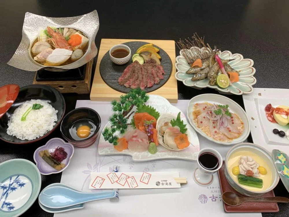 いわき湯本温泉　元禄彩雅宿　古滝屋 夕食