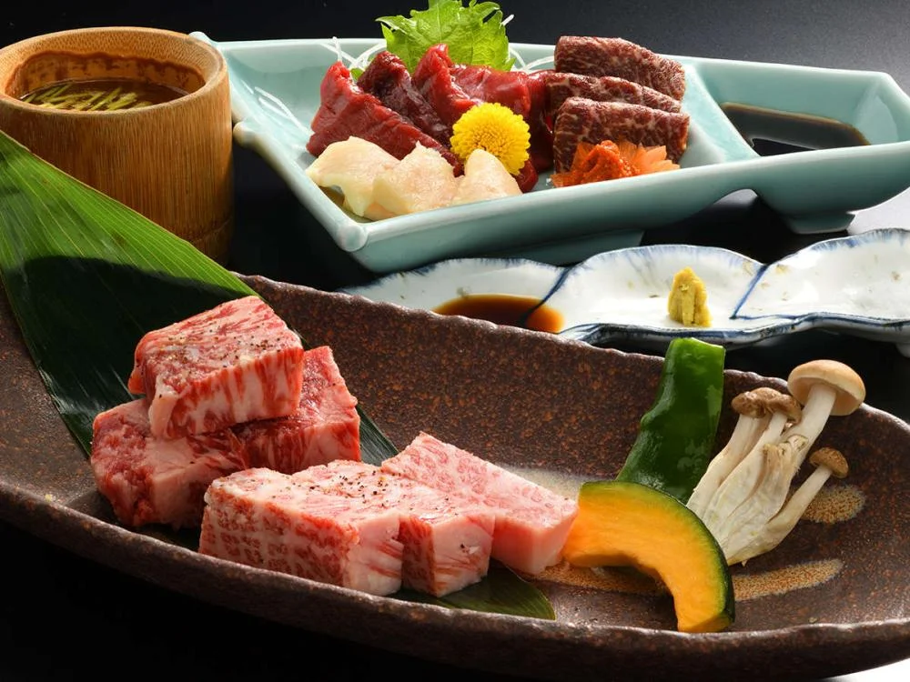 創作料理が自慢の宿　会津　喜多方　熱塩温泉　山形屋の夕食