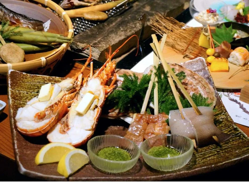 高湯温泉　安達屋旅館の夕食