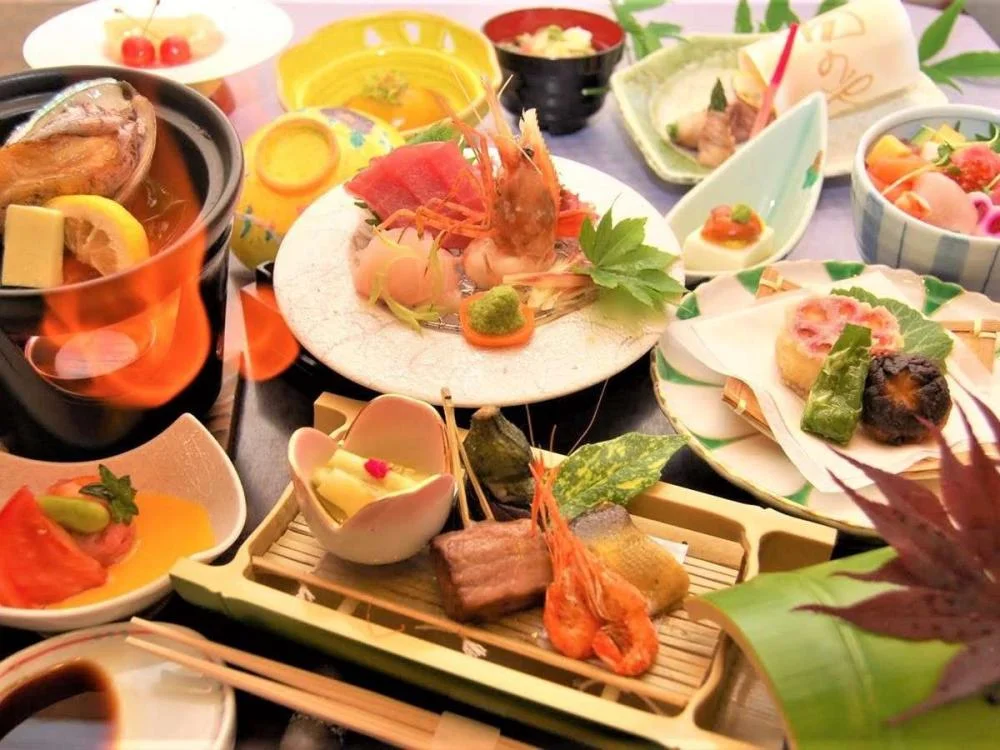 飯坂温泉　展望露天風呂の宿　湯乃家の夕食
