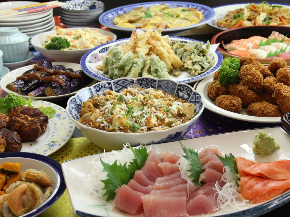 旅館　やまとの夕食