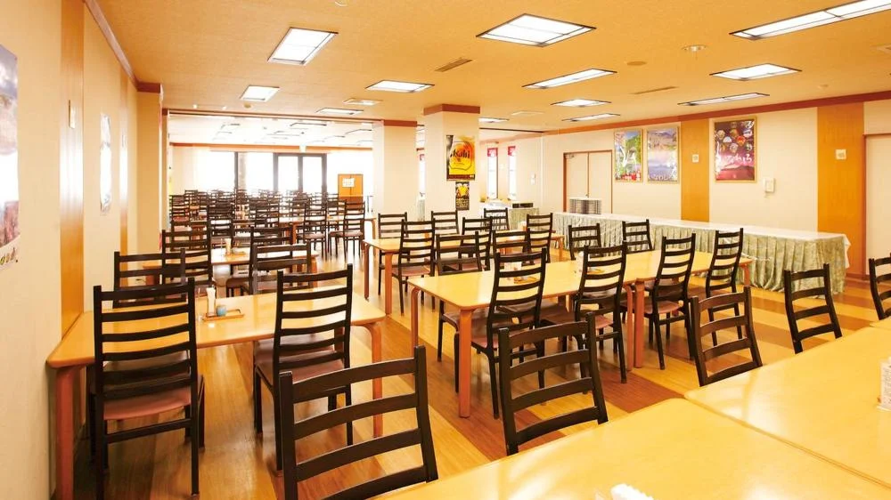 磐梯名湯リゾート　ボナリの森の朝食会場