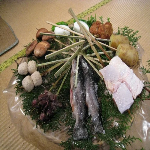 入の元湯　神泉亭の夕食