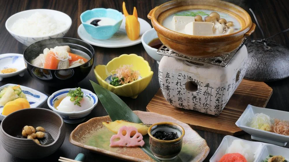 土湯別邸　里の湯の朝食