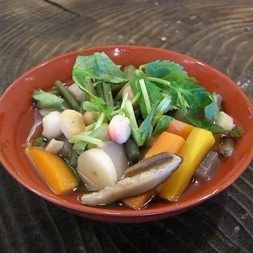 休暇村　裏磐梯の朝食の地元のグルメ