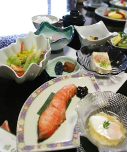 群馬県・老神温泉 仙郷の朝食
