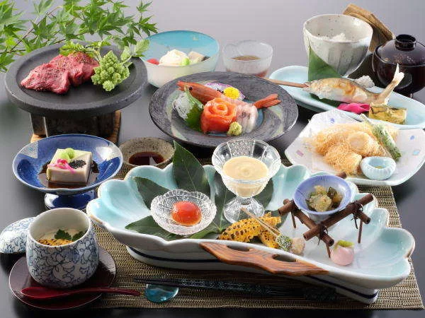 谷川温泉 金盛館せゝらぎ(せせらぎ)の夕食
