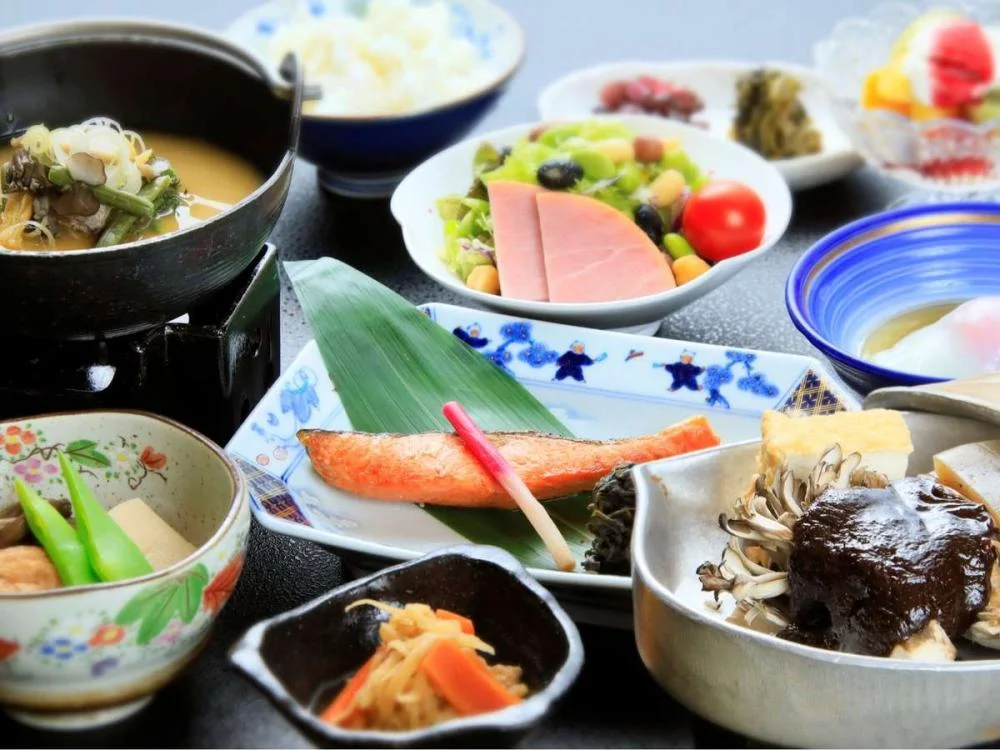 老神温泉 源泉湯の宿 紫翠亭の朝食