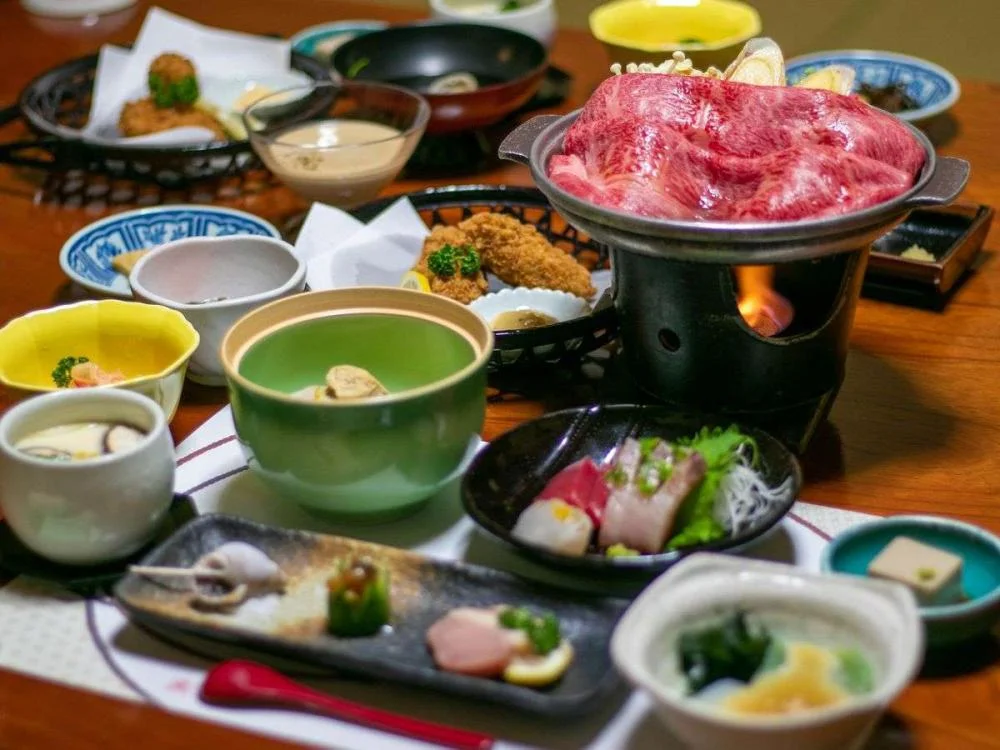 猪ノ田温泉 絹の湯 久惠屋旅館(ひさえや)の夕食