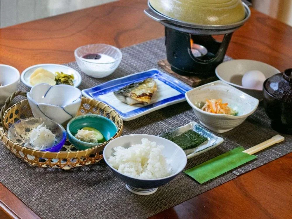 猪ノ田温泉 絹の湯 久惠屋旅館(ひさえや)の朝食