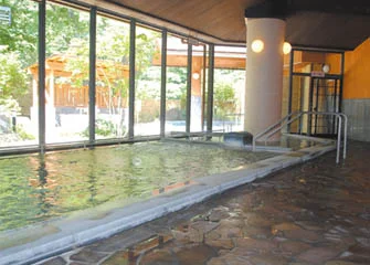 君田温泉 森の泉の大浴場