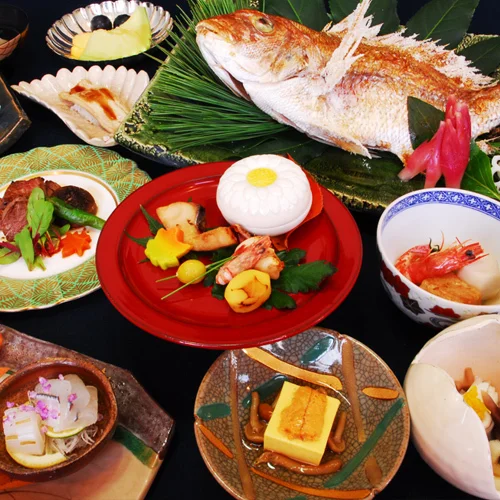 西山別館の夕食
