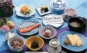 料亭旅館 人丸花壇の朝食