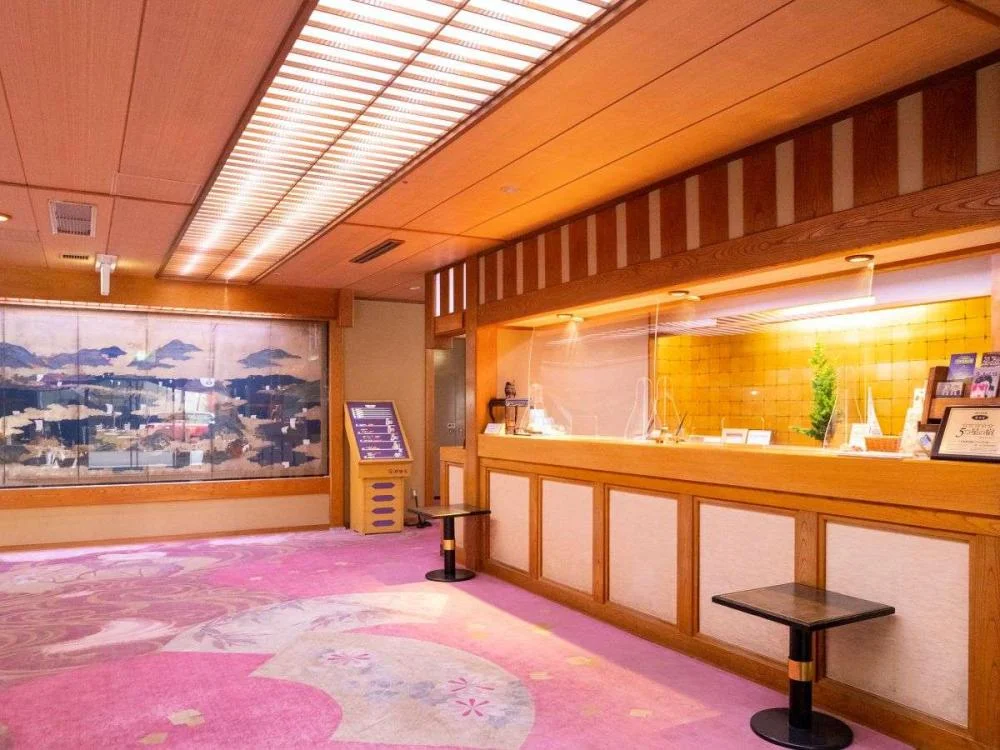 山陰湯村温泉 朝野家のロビー