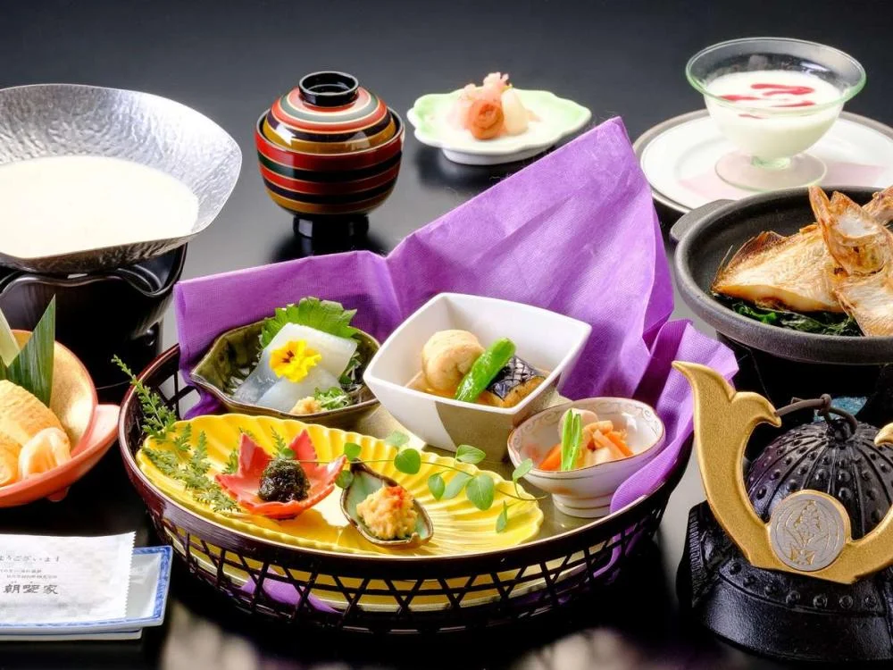 山陰湯村温泉 朝野家の朝食
