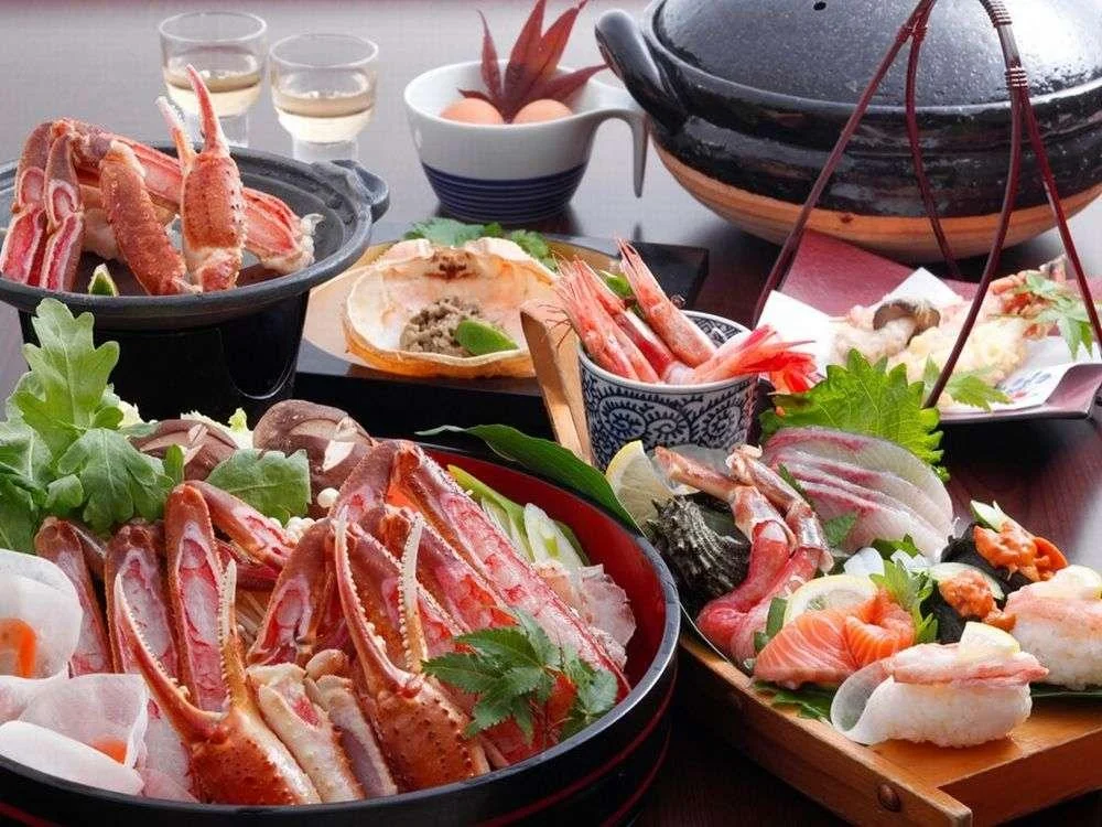 城崎温泉 旅館 お宿 白山の夕食