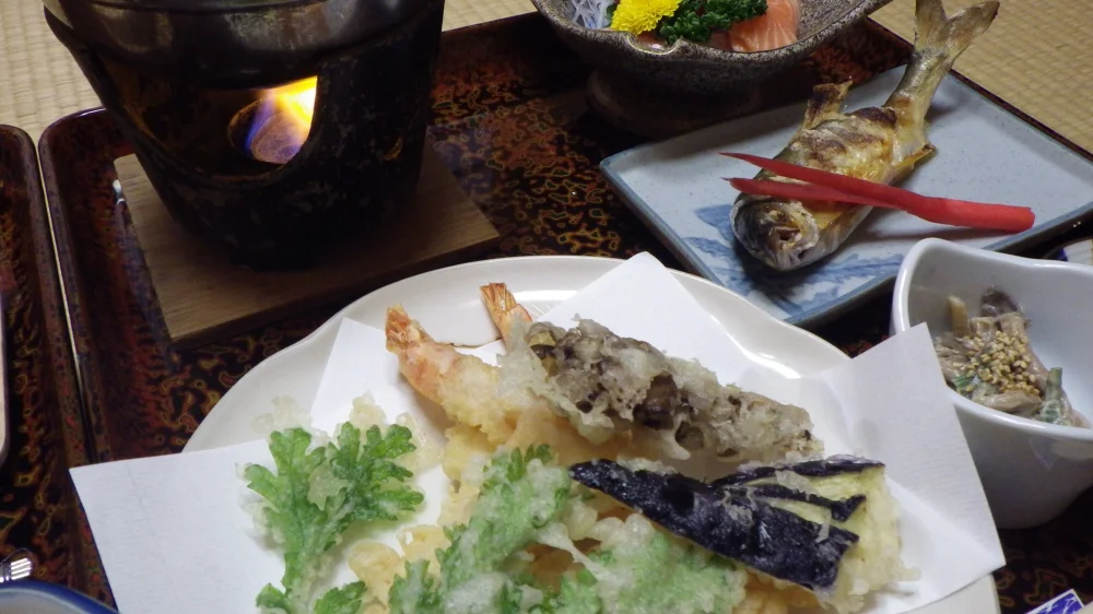 湯川温泉 新清館の夕食