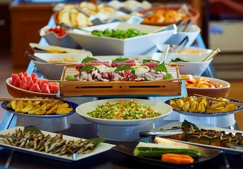 ＴＨＥ　ＨＯＴＥＬ　ＹＡＫＵＳＨＩＭＡ　ＯＣＥＡＮ　＆　ＦＯＲＥＳＴ（旧　シーサイドホテル屋久島）の朝食