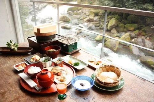 妙見石原荘の夕食