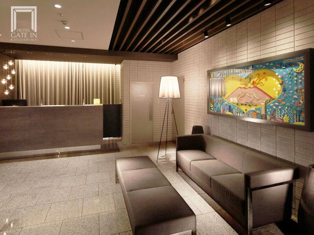 ホテルゲートイン鹿児島（ＨＯＴＥＬ　ＧＡＴＥ　ＩＮ　ＫＡＧＯＳＨＩＭＡ）のロビー