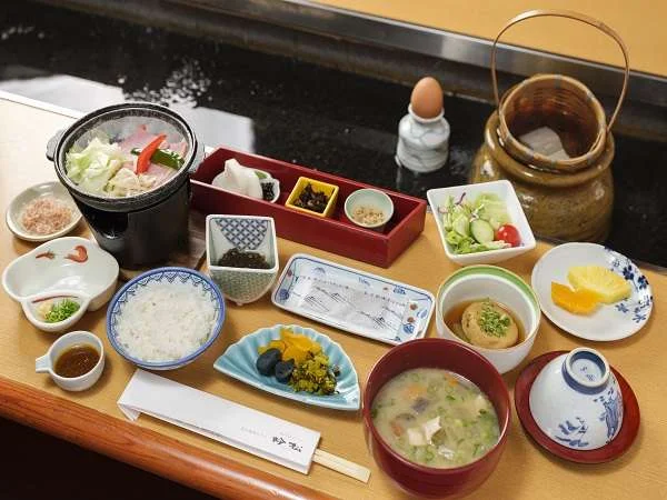 指宿温泉　夫婦露天風呂の宿　吟松（ぎんしょう）の朝食