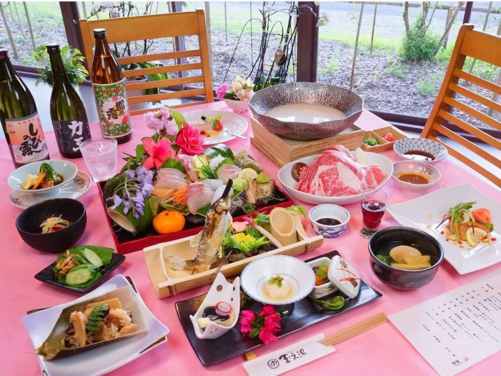 宮之城温泉　旅館玉之湯の夕食